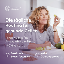 Laden Sie das Bild in den Galerie-Viewer, LipoVibes Astaxanthin Tropfen - Antioxidans aus Rotalgen

