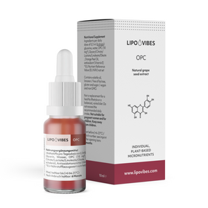 LipoVibes OPC Tropfen - natürliches Traubenkernextrakt