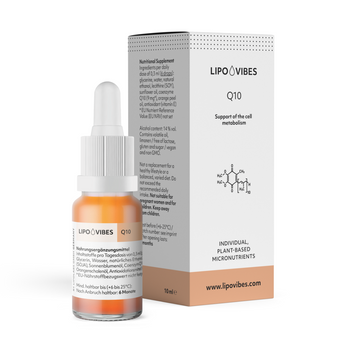 LipoVibes Q10 Tropfen - Unterstützung des Zellstoffwechsels