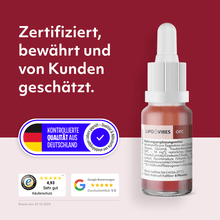 Laden Sie das Bild in den Galerie-Viewer, LipoVibes OPC Tropfen – natürliches Traubenkernextrakt
