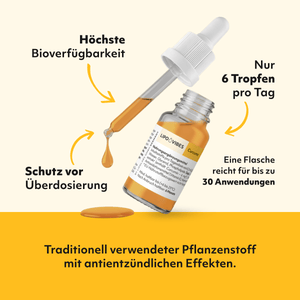 LipoVibes Curcuma - Traditional plant substance with anti-inflammatory effects