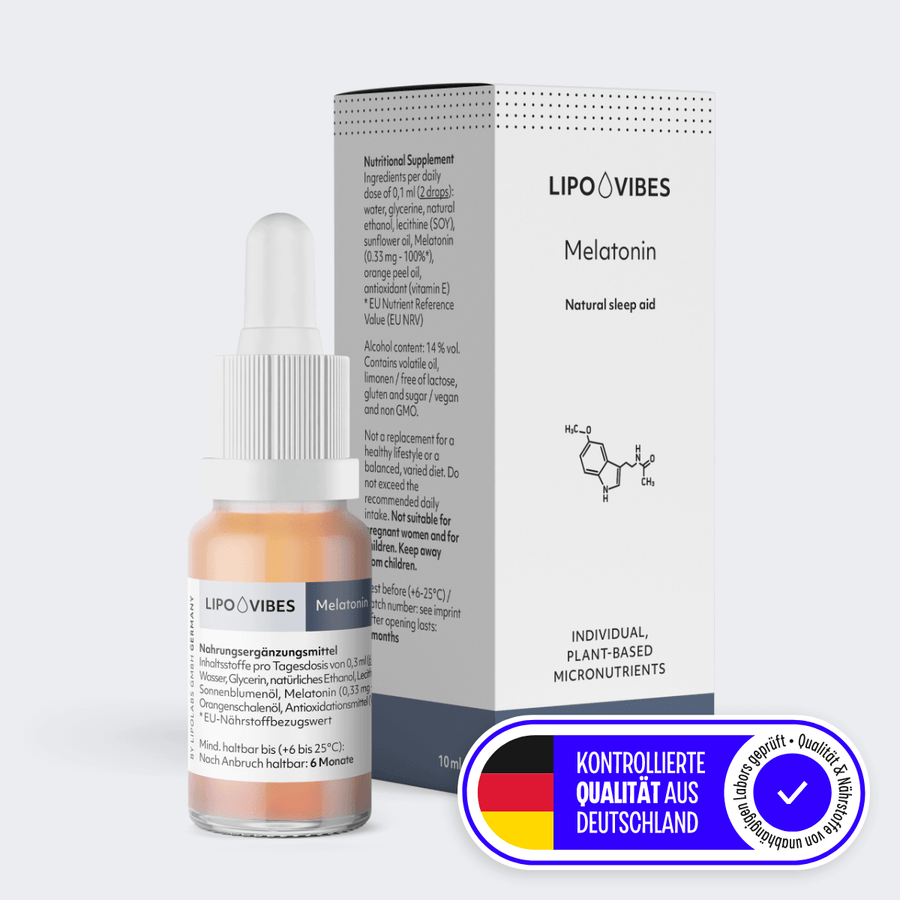 LipoVibes Melatonin – Liposomale Melatonin Tropfen: LipoVibes Melatonin – Liposomale Melatonin Tropfen