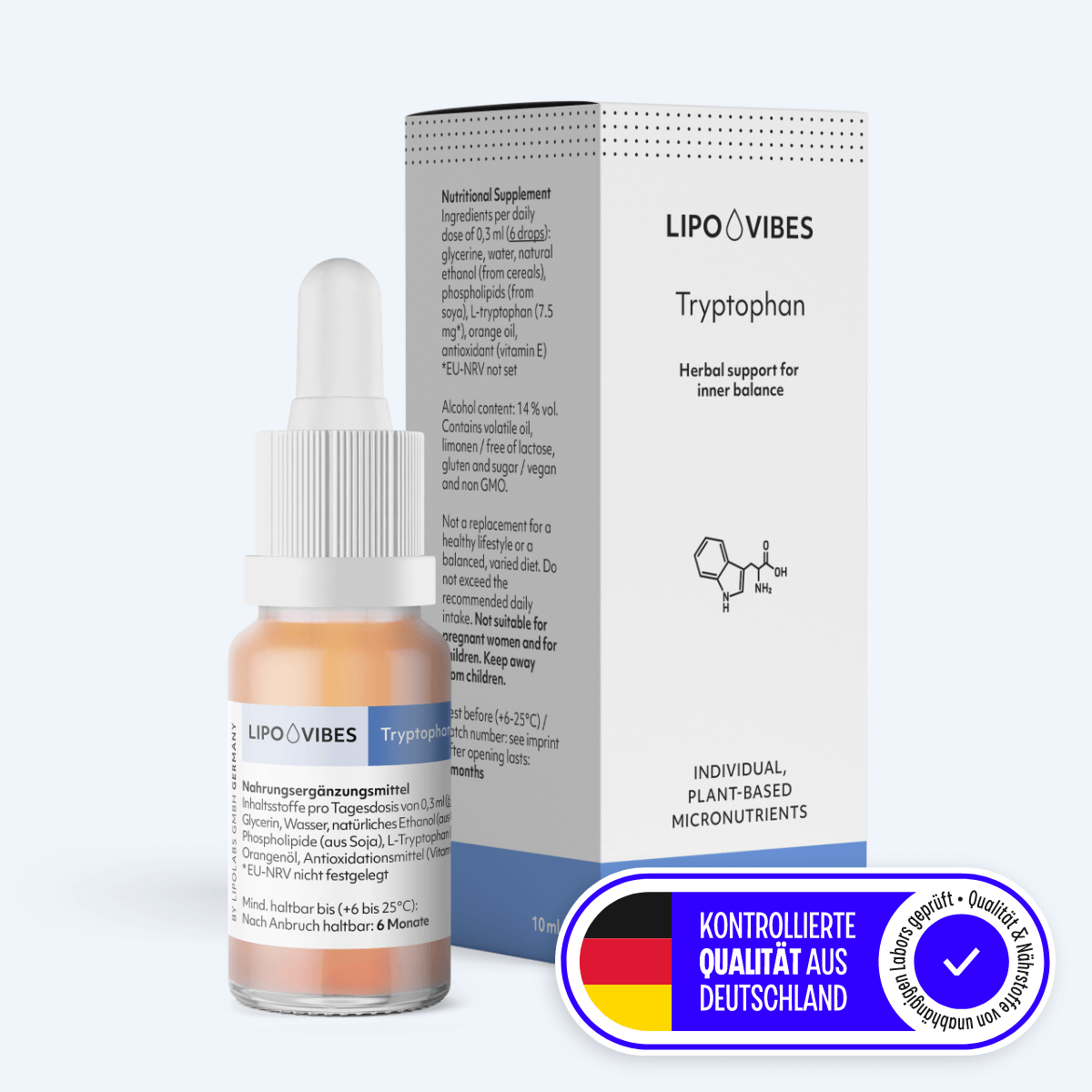 LipoVibes Tryptophan drops - for more balance