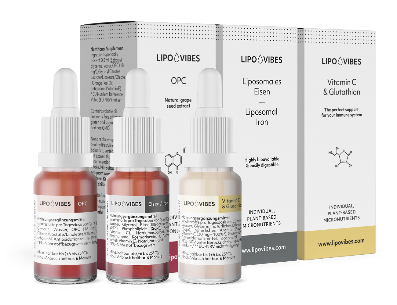 LipoVibes Kombination - Nervensystem & Blutzucker