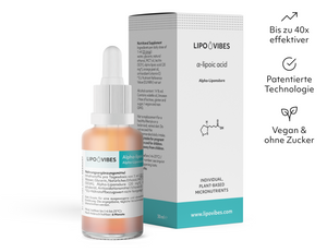 NEU - LipoVibes Alpha-Liponsäure - Fördert den Energiestoffwechsel - 30ml