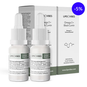 LipoVibes Omega 3 mit Schwarzkümmelöl Vorteilspack